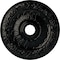 Ekena Millwork Swindon Ceiling Medallion (Fits Canopies up to 6 1/8"), 24"OD x 4"ID x 1 1/2"P, Black Pearl CM24SWBPS - alternate 1